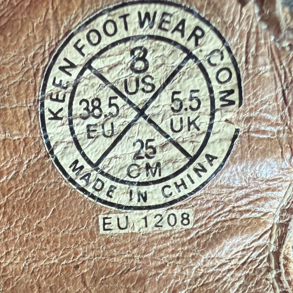 Keen Rialto II Naples Leather Sandals Women’s 8 Brown Comfort Hiking
